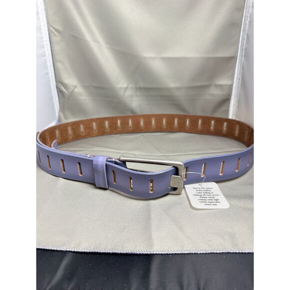 NWOT Free People We The Free Nubuck Jona Belt in Purple size M/L main image 7